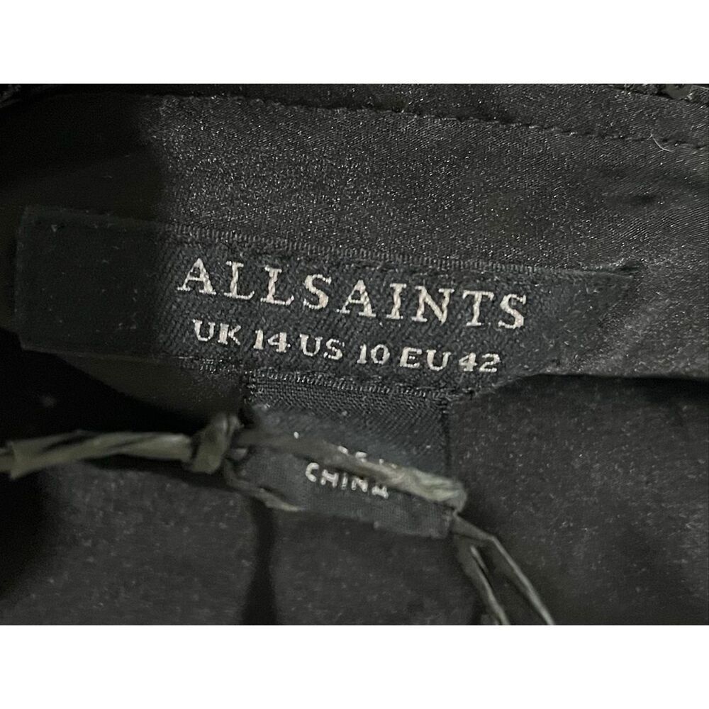 AllSaints Womens Chantelle Dress -10 - Picture 7 of 9